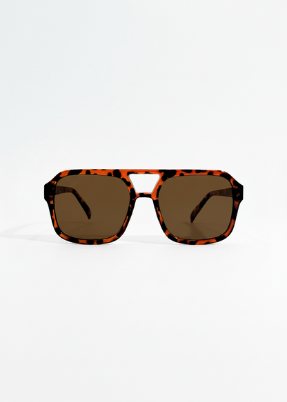Celestina – Vintage aviator-solbriller med skildpaddeskal-mønster