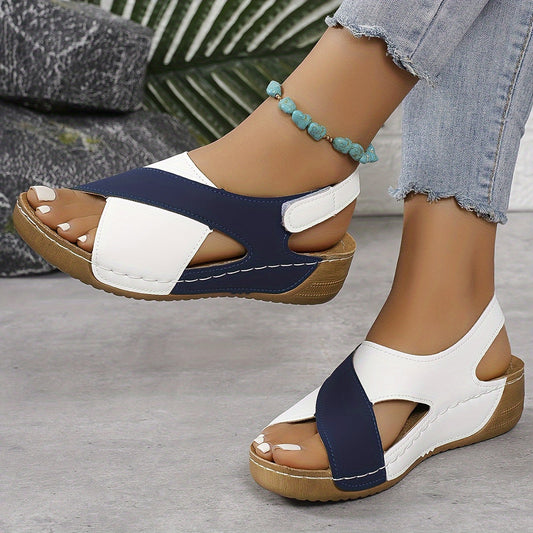 Belisario | Platform Wedge Ankle Strap Sandals