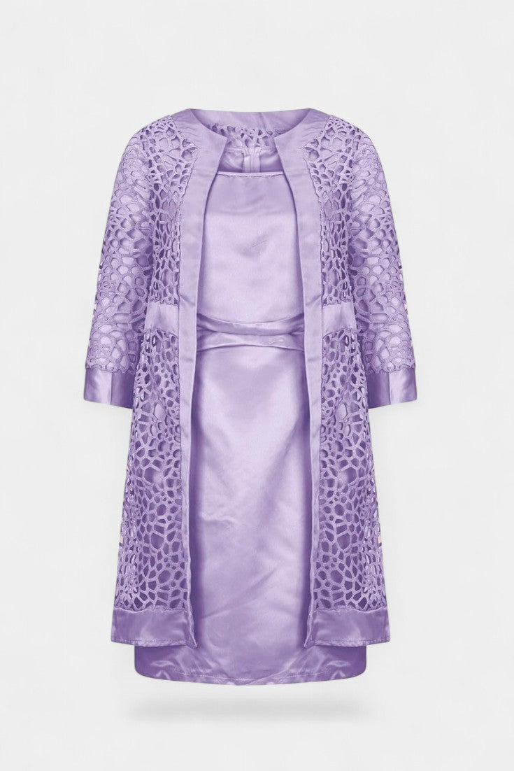 Cordelia | Blonde Bodycon-sæt – Åben front to-delt