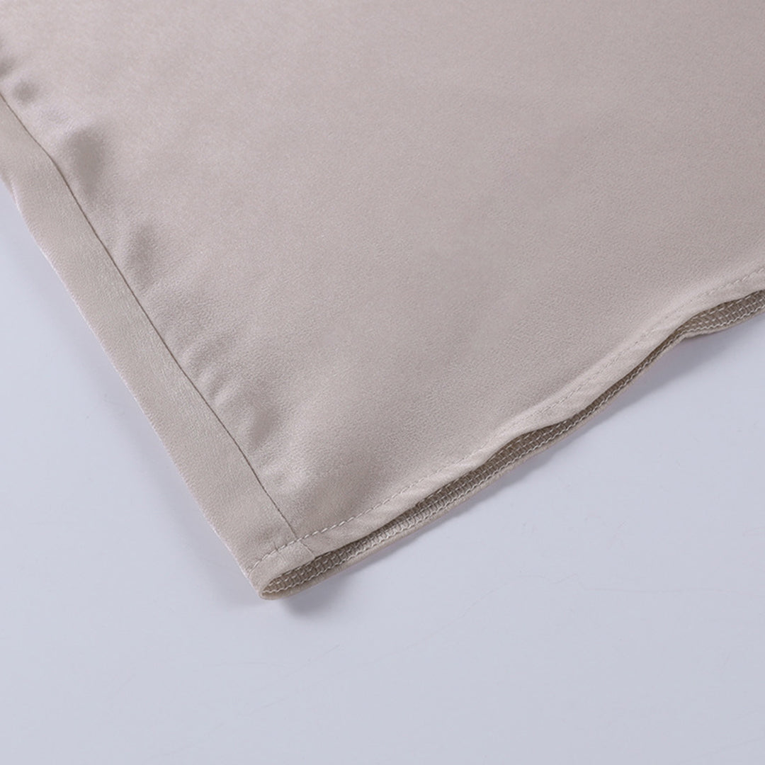 Sommerkjole Evangelia – Elegant satin slå om-maxikjole til fest