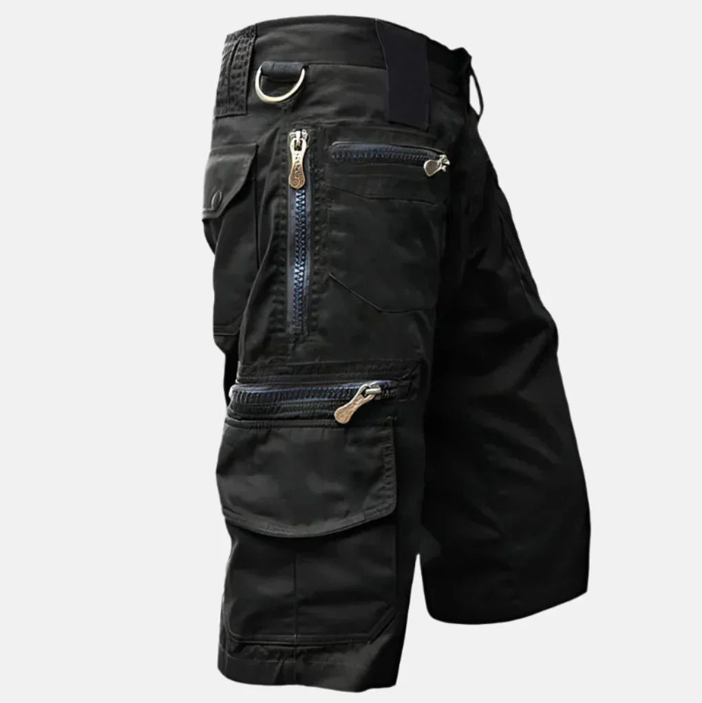 Taktiske herrecargoshorts – Multi-lommer og D-ring til arbejde