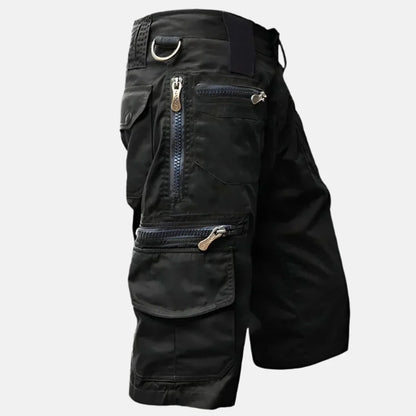 Taktiske herrecargoshorts – Multi-lommer og D-ring til arbejde