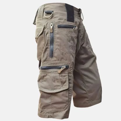Taktiske herrecargoshorts – Multi-lommer og D-ring til arbejde