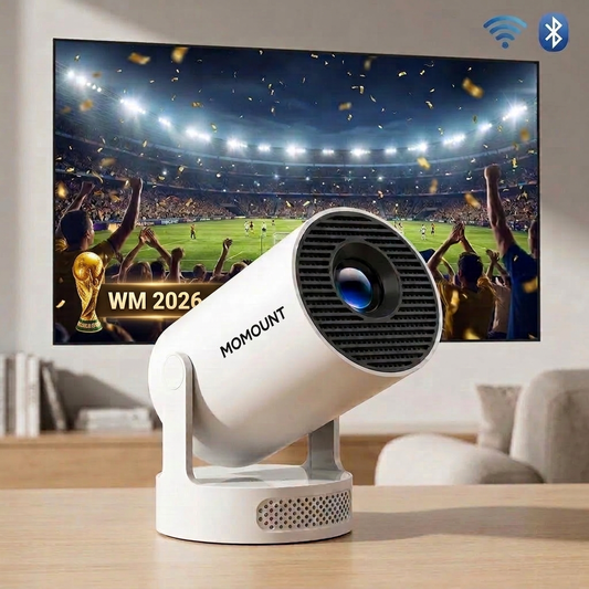 4K-kompatibel projektor - Wi-Fi og Bluetooth