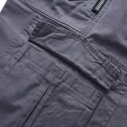 Taktiske herrecargoshorts – Multi-lommer, D-ring og knælængde