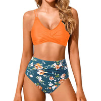 Orange Blomstret