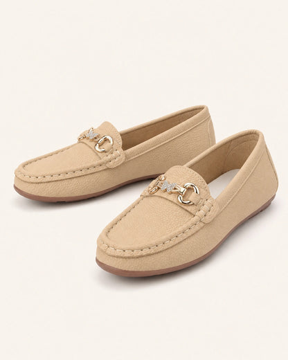 Loafers til kvinder med gylden kæde — Produktbillede 9