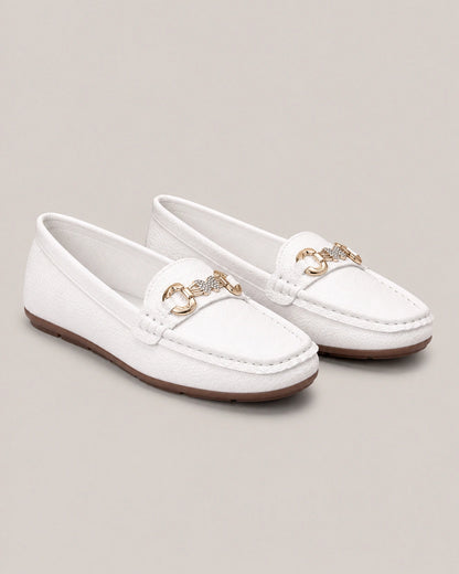 Loafers til kvinder med gylden kæde — Produktbillede 10