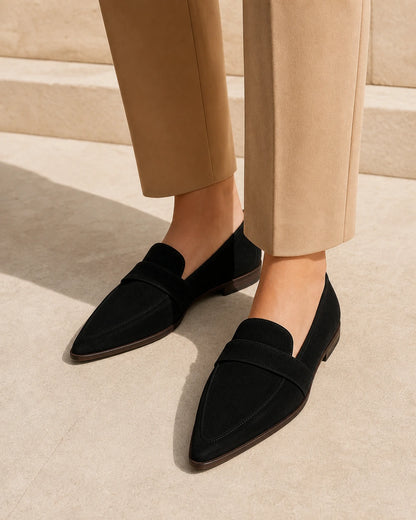 Spidse loafers til kvinder med rem — Produktbillede 2