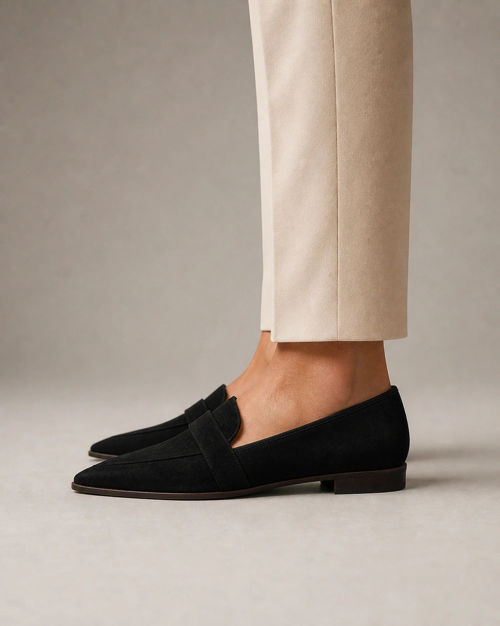 Spidse loafers til kvinder med rem — Produktbillede 4