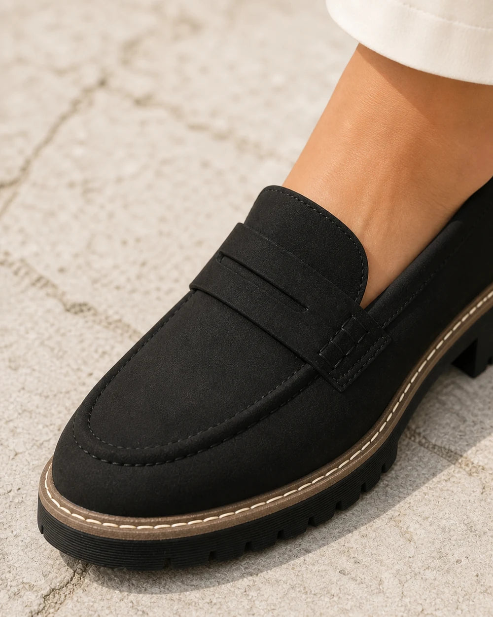 Loafers til kvinder med kraftig profilsål — Produktbillede 6