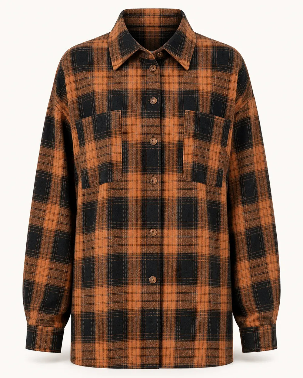 Oversized ternet skjorte til kvinder — image 8